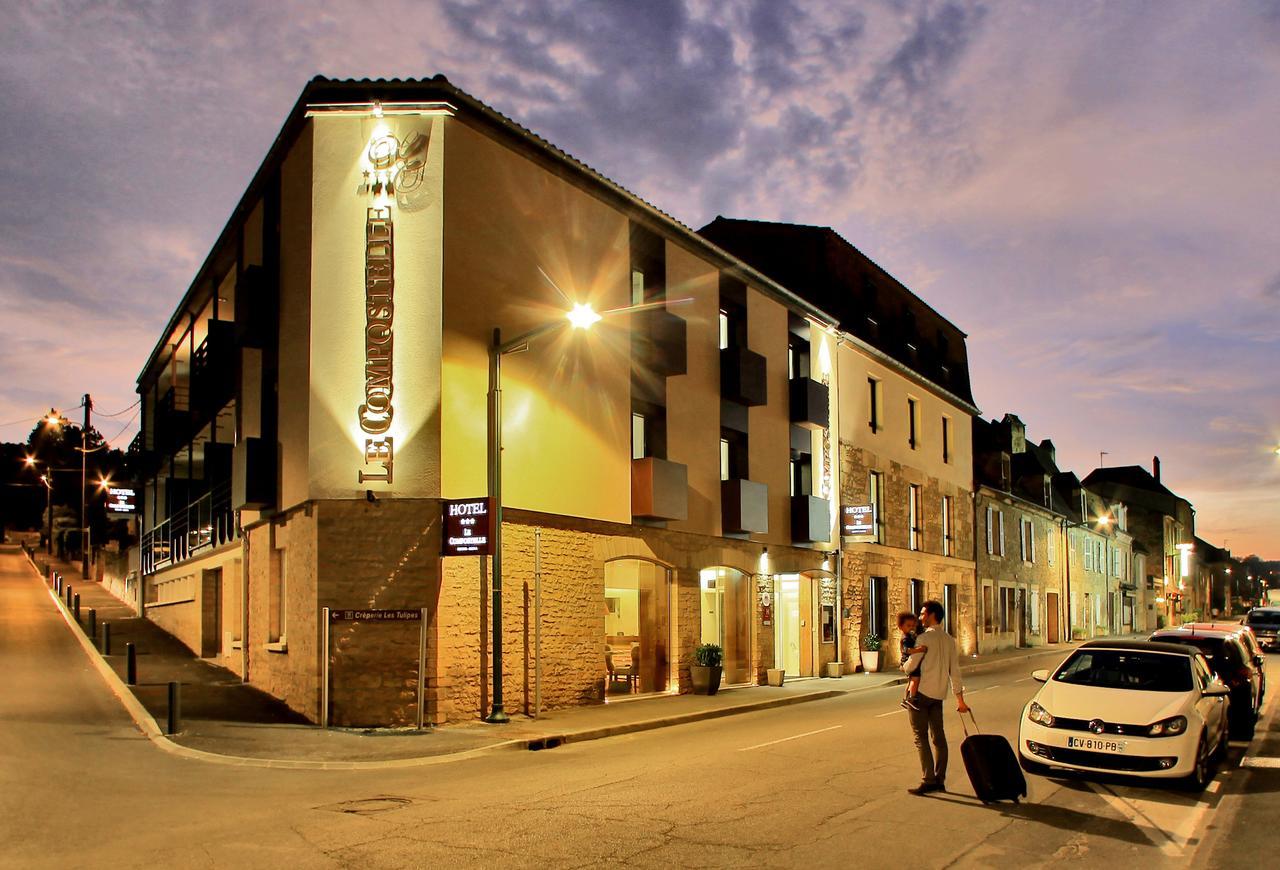 Hotel De Compostelle Sarlat Exterior foto